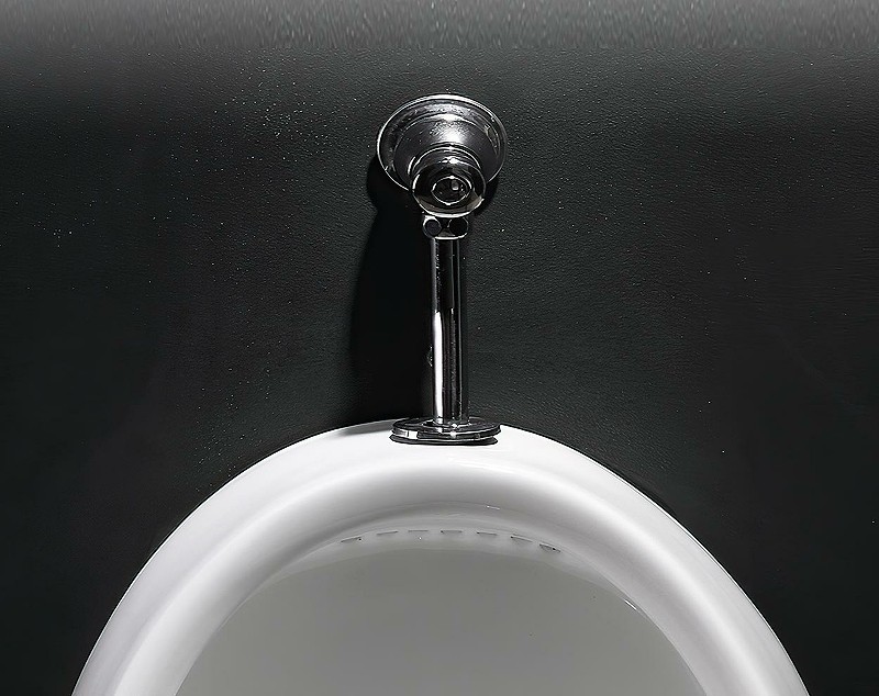 Писсуар подвесной , кнопочный слив в пол. CeramaLux Х545S