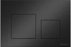 Кнопка смыва Balance, клавиши Square, цвет черный матовый, арт.CN12-002MB