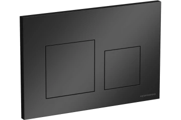 Кнопка смыва Balance, клавиши Square, цвет черный матовый, арт.CN12-002MB