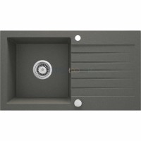 Гранитная мойка, 1-чаша с осушкой