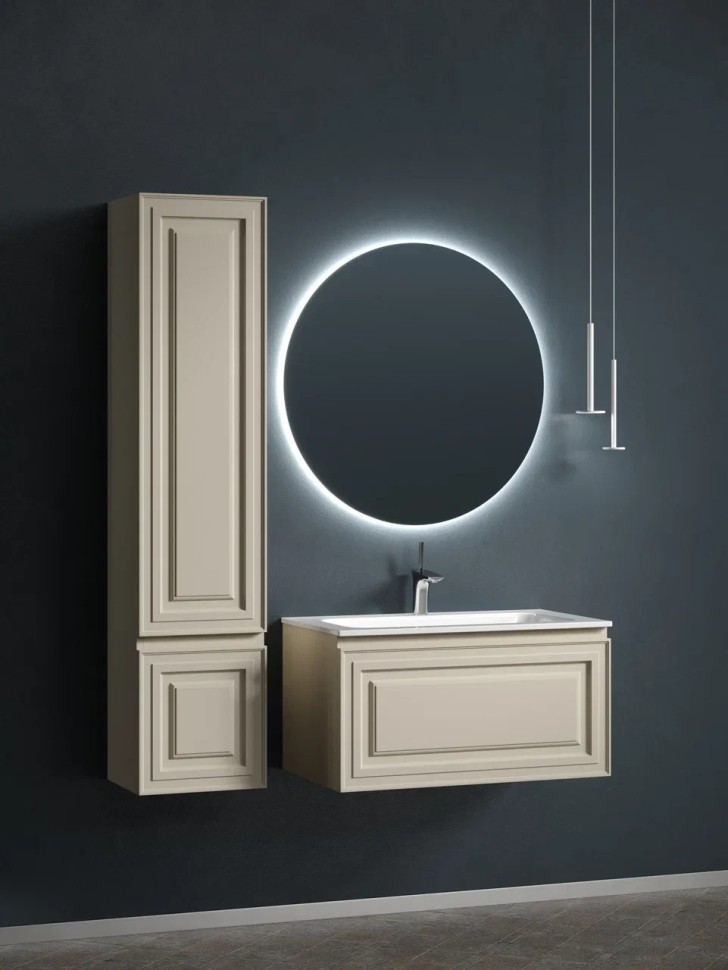 Тумба подвесная SANCOS Very 790х445х406, c одним ящиком оснащенным доводчиками, Beige Soft , арт.VR80CE