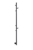 Полотенцесушитель электрический Vincea VTD-1DGE 15х140, графит, таймер
