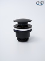 Донный клапан Gid универсальный G-59BM 76605K черный матовый 7x7x10