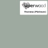 Раковина для ванной 70 см, Uperwood Classic Quartz, кварцевая, серая матовая, платина