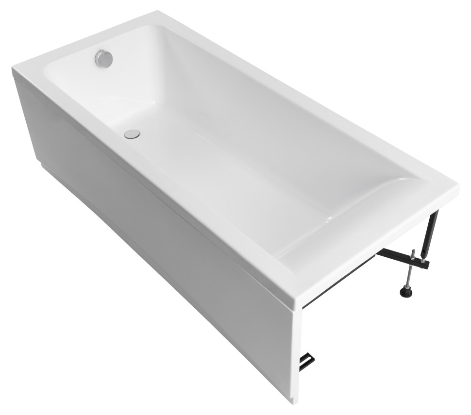 Акриловая ванна с каркасом Uperwood Infinity 175x75 см, белая