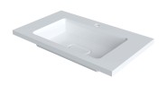 Раковина для ванной Uperwood Modul 77х45х12 см, белая глянцевая