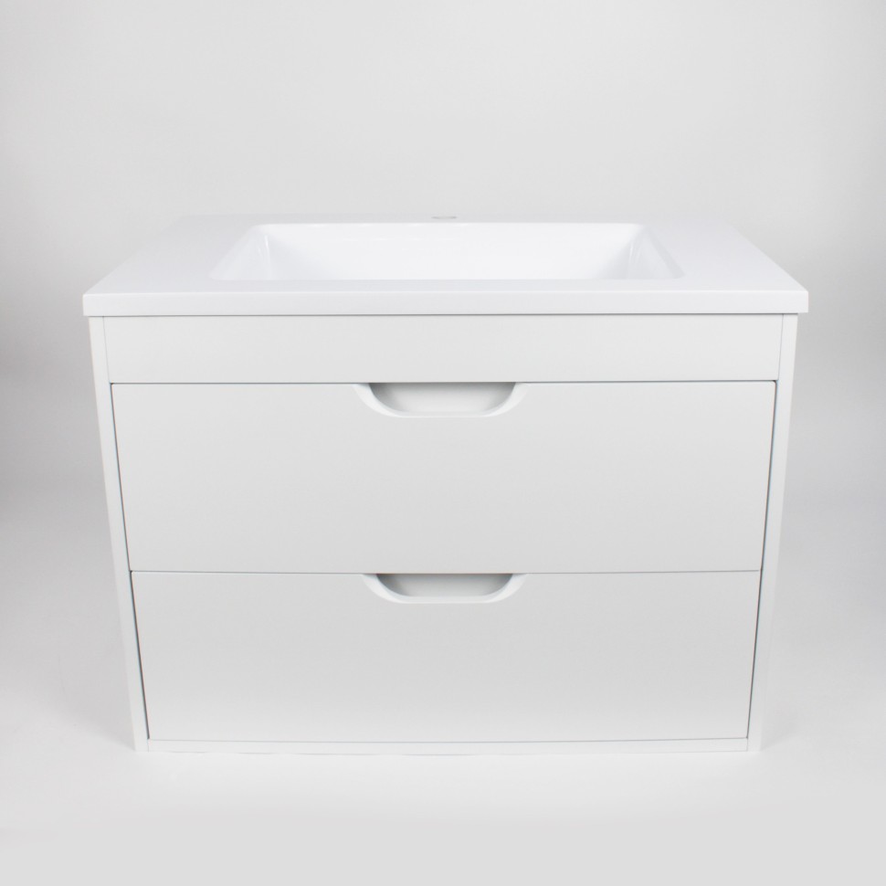 Раковина для ванной Uperwood Modul 77х45х12 см, белая глянцевая
