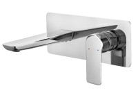 Смеситель для раковины VENTAS S скрытого монтажа, совместный, хром глянцевый