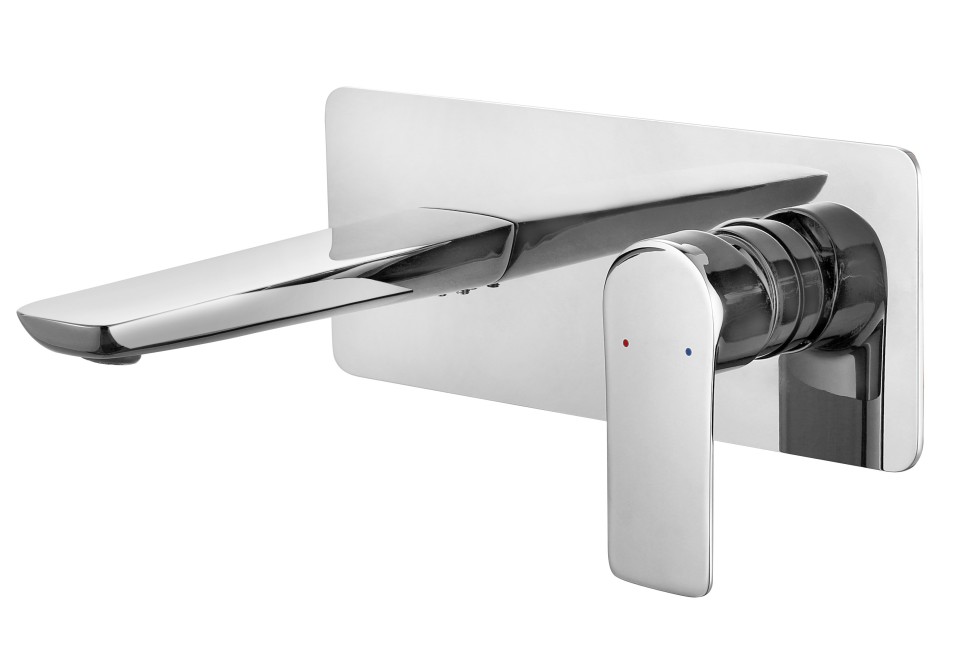 Смеситель для раковины VENTAS S скрытого монтажа, совместный, хром глянцевый