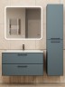 Тумба под раковину для ванной Uperwood Foster New 90 см, подвесная, серый графит