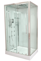 Timo Premium PURO H-510R-T-CH/C душевая кабина (90*120*220), шт, стульчик прозрачный