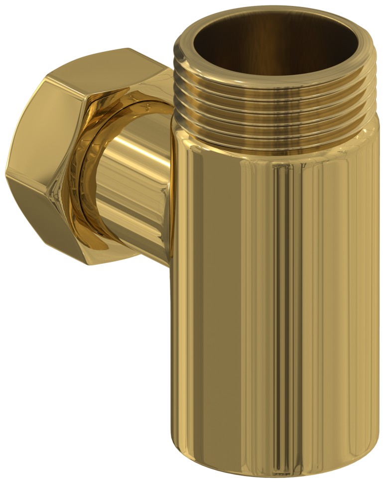 Уголок со спускным клапаном переходной (G 1" НР х G 3/4" НГ)