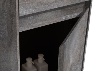 Шкаф Кьяра/Лука (Chiara/Luka) VSC-2CL150GS подвесной, 1500*350*300, Серый камень (G.Stone)
