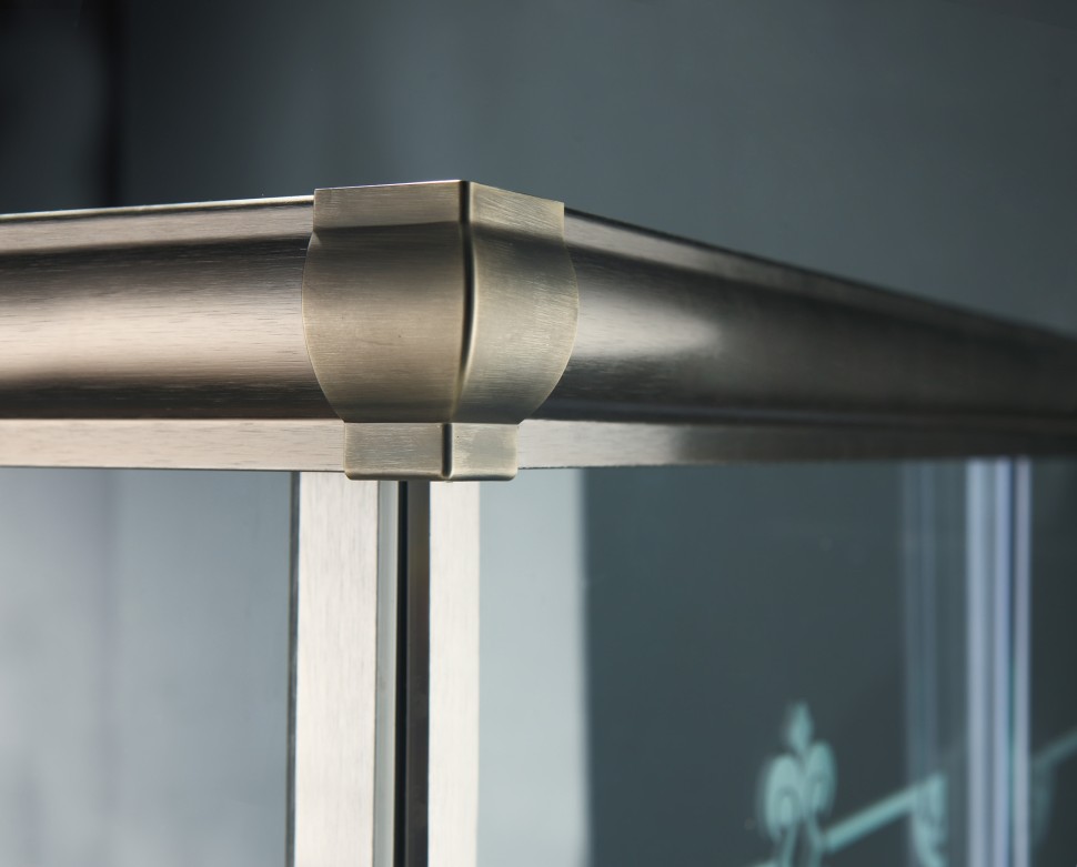 Душевой уголок CEZARES GIUBILEO-A-2-100-SCORREVOLE-CP-Br