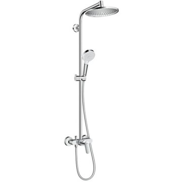Душевая система Hansgrohe Crometta 102 см, с верхним 240 мм., ручным душем и однорычажным смесителем, цвет: хром S 240 SНР 27269000