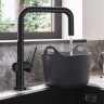 Смеситель Hansgrohe Talis M54 для кухни, 1 отверстие, цвет: черный матовый 72806670