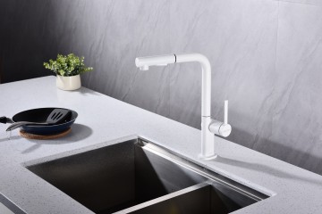 Смеситель для кухни Neo, белый матовый, Ne214419-431(WH), Starke-Paulmark