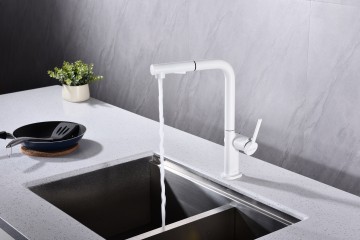 Смеситель для кухни Neo, белый матовый, Ne214419-431(WH), Starke-Paulmark