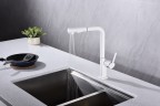 Смеситель для кухни Neo, белый матовый, Ne214419-431(WH), Starke-Paulmark