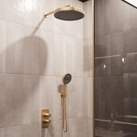 Душевой комплект Domus VSFW-5DM0BG встраиваемый, 2 режима, брашированное золото