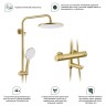Душевая система Splenka с термостатом для ванны S223.26.03 Золотой сатин
