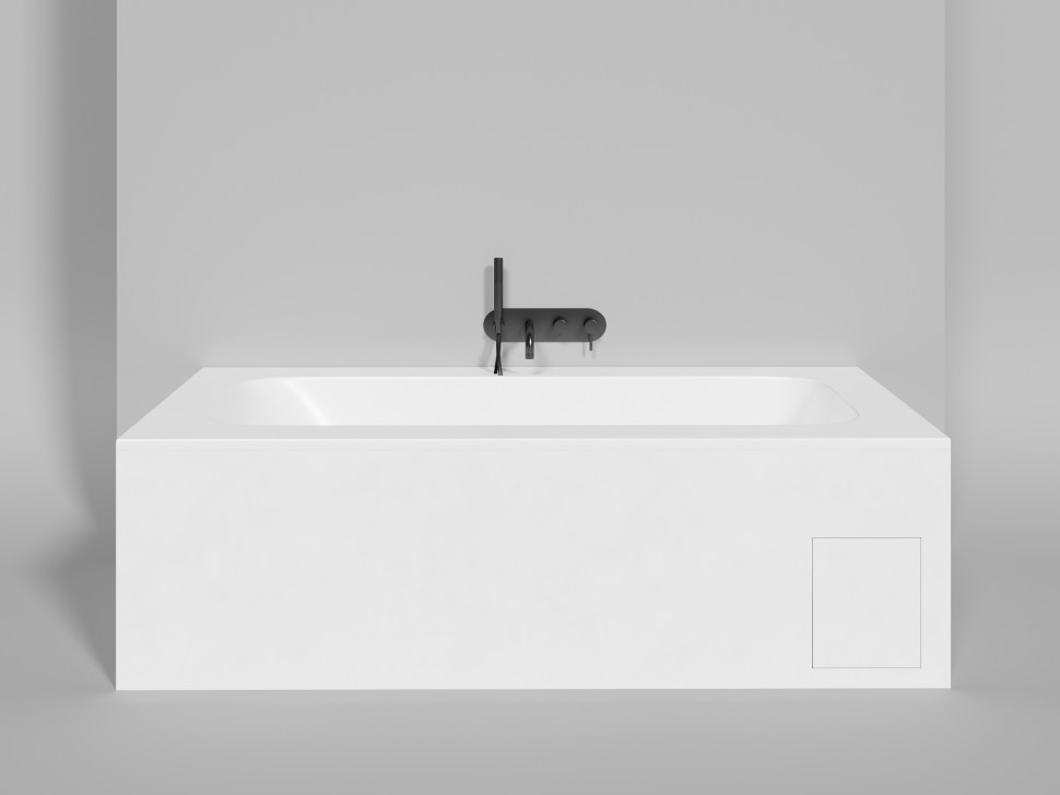 Ванна встраиваемая ORLANDA PLUS 190x100 покраска по RAL полностью S-Stone Матовое