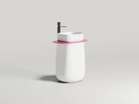 Раковина напольная ORIENTE TOTEM 700х490х900 S-Sense Глянцевое