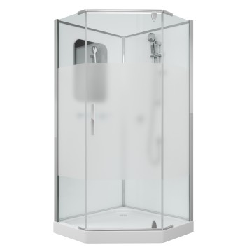 Душевая кабина Grossman Classic GR171D (90х90х205) дверь распашная,4 места