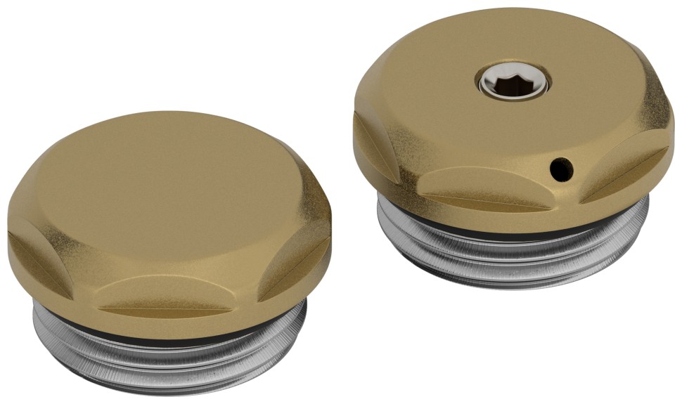 Спускной клапан с заглушкой d 25 мм (G 1/2" НР)