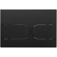 Кнопка смыва Veconi FLUSH V6, чёрный матовый