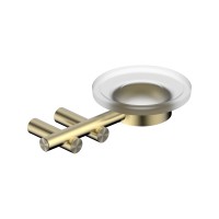 Мыльница с держателем ABBER Osten 316 AA1858BG брашированное светлое золото