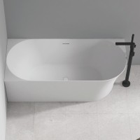 Акриловая ванна ABBER AB9258-1.5 L белая