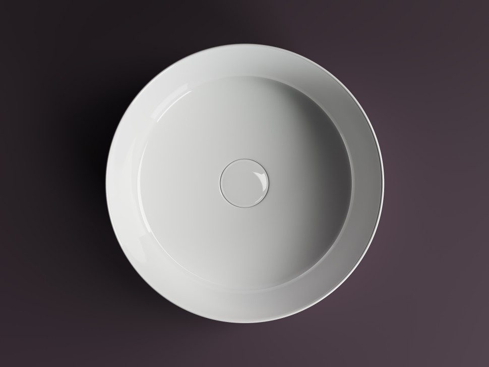 Умывальник чаша накладная круглая Element 358x358x137мм