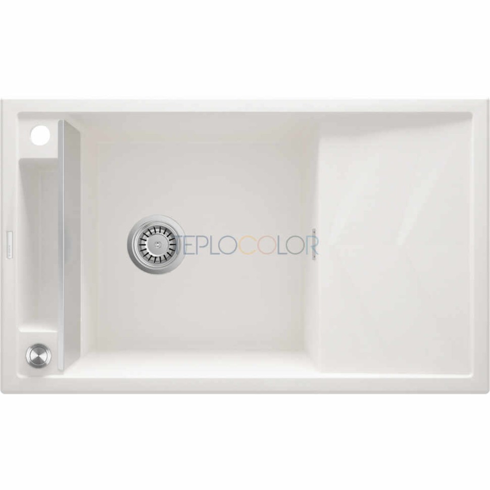 Гранитная мойка - магнитная, 1-чаша с осушкой