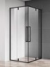 Душевой уголок 900*900*1950мм., стекло 6мм, цвет профиля матовый черный. AQM7102-2-9