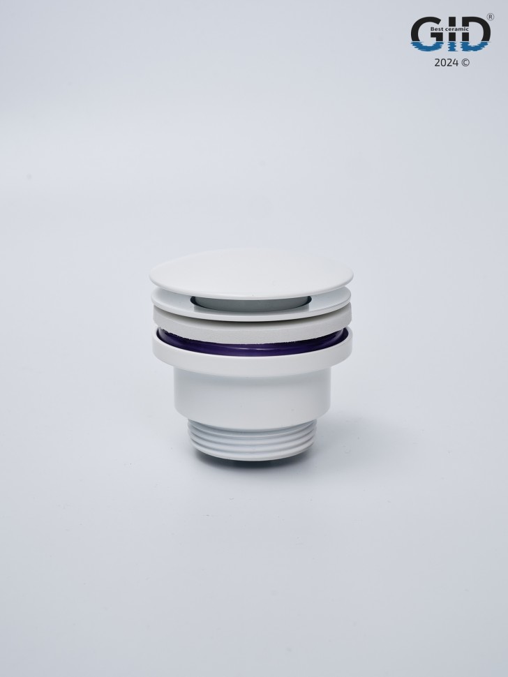 Донный клапан Gid универсальный G-60W 76606K белый 7x7x10