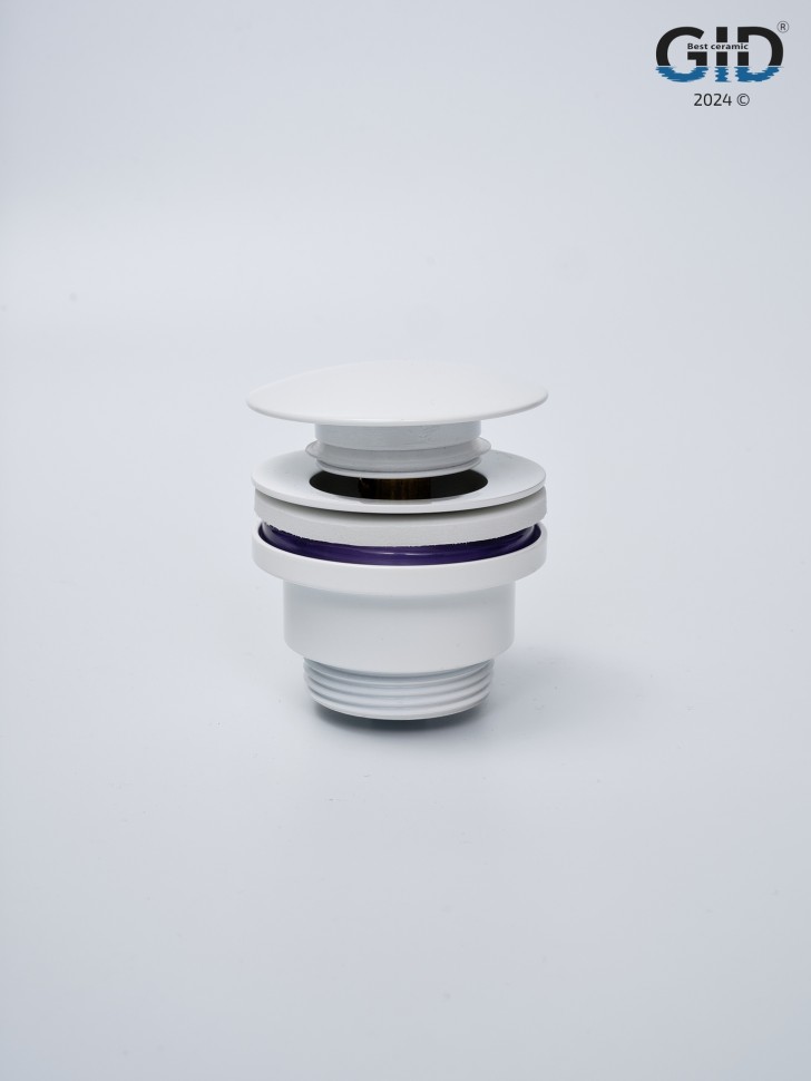 Донный клапан Gid универсальный G-60W 76606K белый 7x7x10