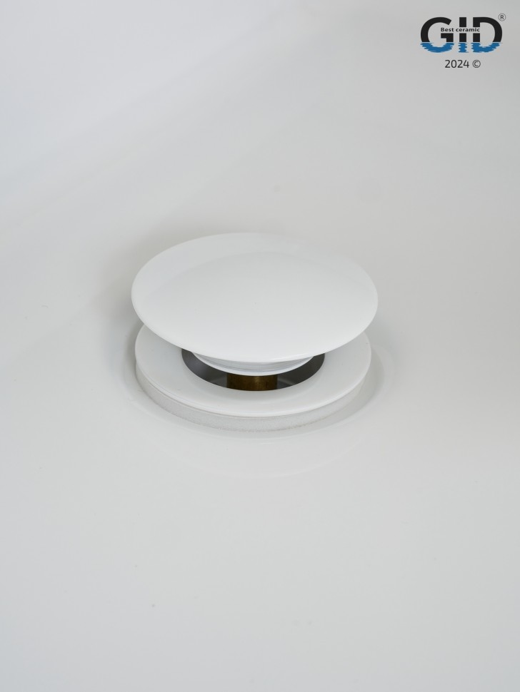 Донный клапан Gid универсальный G-60W 76606K белый 7x7x10