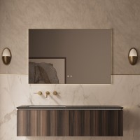 База под раковину Vincea  Luxe 1400 подвесная, 2 выкатных ящика soft close, натуральный орех