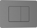 Кнопка смыва IBERICA BLANCA INOX-C нержавеющая сталь, вороненая сталь (IB.B011.008.000)