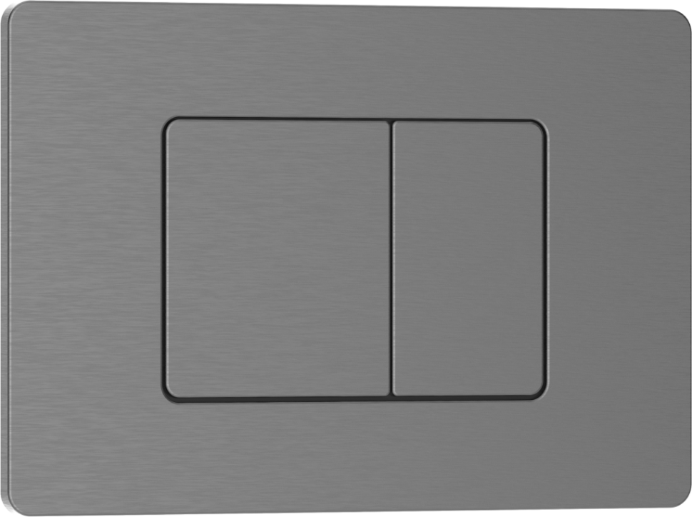 Кнопка смыва IBERICA BLANCA INOX-C нержавеющая сталь, вороненая сталь (IB.B011.008.000)