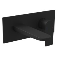 Смеситель для раковины VENTAS S скрытого монтажа, совместный, черный матовый