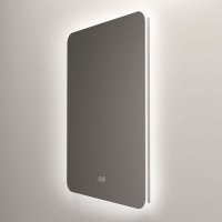 Зеркало LED VLM-3BE6007-2 600х700 c сенсорным выключателем и диммером, антизапотевание
