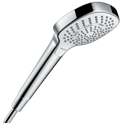 Ручной душ Hansgrohe Croma Select 11 см, цвет: белый/хром Е Мulti 26810400