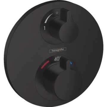 Смеситель для ванны Hansgrohe Ecostat S с термостатом (15758670) Черный матовый