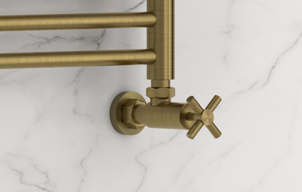 Вентиль угловой крест (G 1/2" НР х G 3/4" НГ)