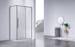 Душевой уголок Слим-Н (Слим-Н (Slim-N)) VSR-4SN8010CLGM, 1000*800, вороненая сталь, стекло прозрачное
