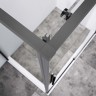 Душевой уголок Слим-Н (Слим-Н (Slim-N)) VSR-4SN8010CLGM, 1000*800, вороненая сталь, стекло прозрачное