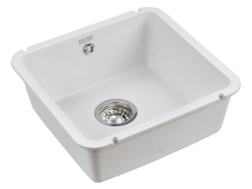 Мойка UNTER, IT-GRANIT, PM204543-WH, белый, 455х435, подст. мон. Paulmark