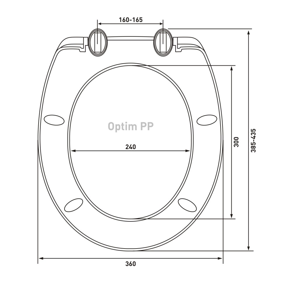 Сиденье для унитаза BERGES Unit PP